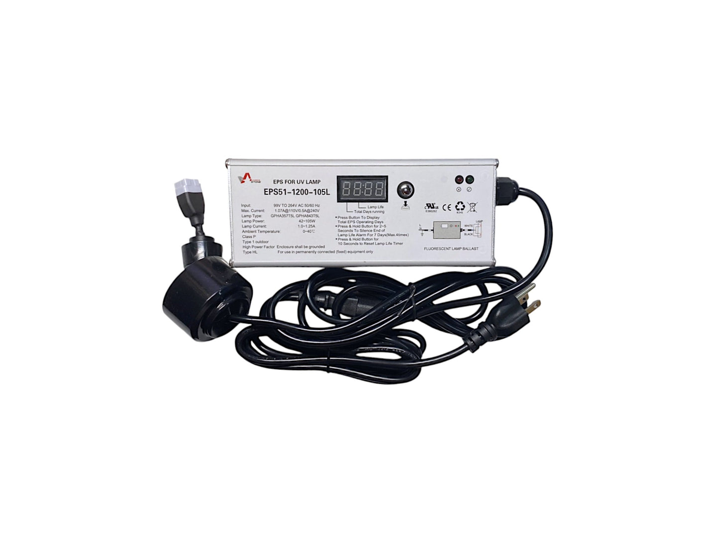 Lifegard Aquatics UV Sterilizer Ballast Pro-MAX 55W, 90W, 120W Part #450207