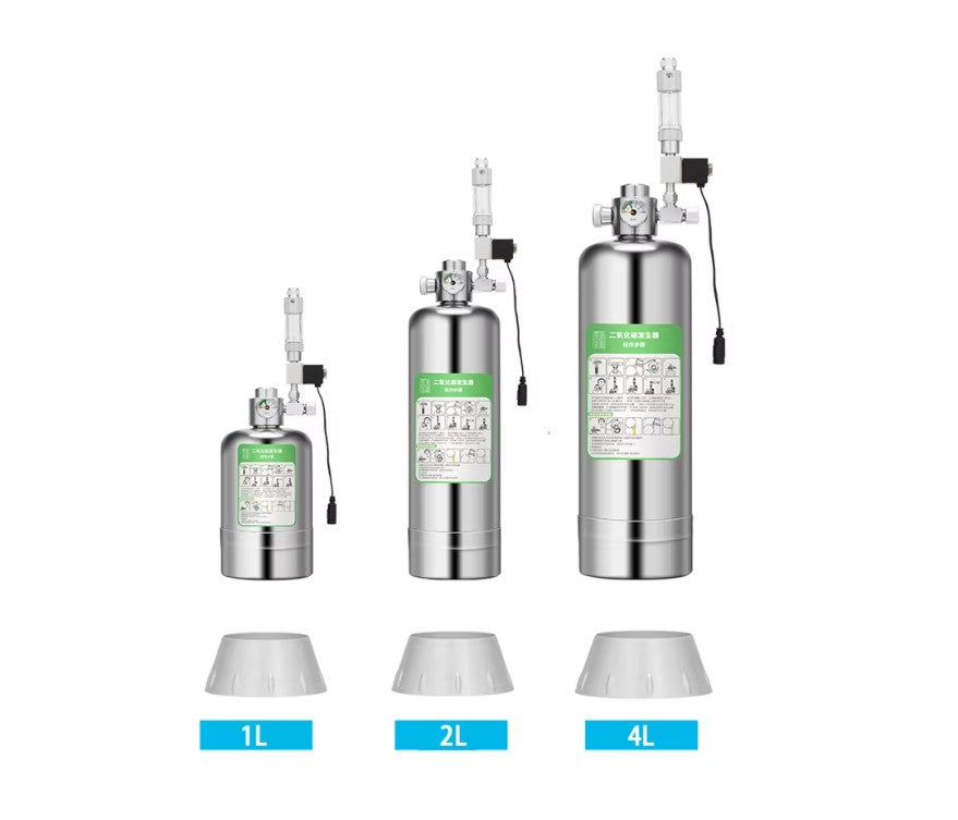 ZRDR Aquarium 1L / 2L CO2 Generator Cylinder Base Part # ZRDR-1-2-CBASE