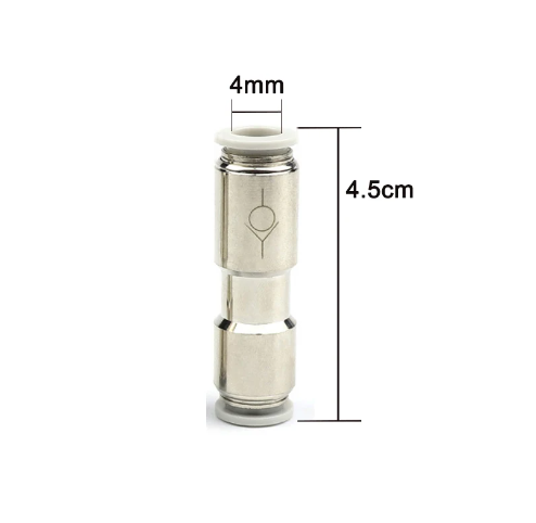 ZRDR Carbon Dioxide CO2 Stainless Steel PU Pipe Check Value 4 mm Part # W05-01-A