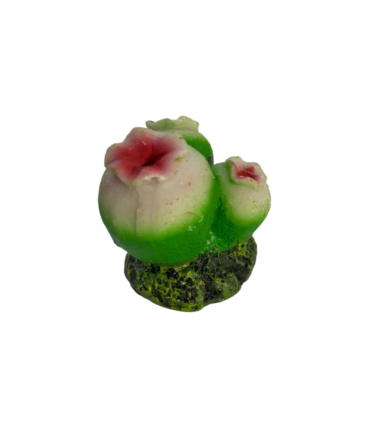 Aquarium Air Stone Ornament Decoration - Green Coral Polyp