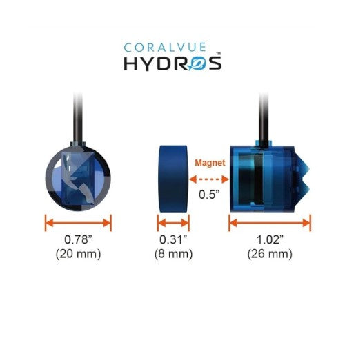 CoralVue Hydros Water Level Sensor Part # HDRS-LS-202H