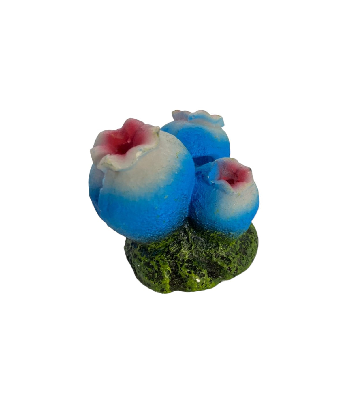 Aquarium Air Stone Ornament Decoration - Blue Coral Polyp