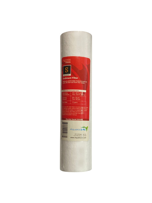 AquaticLife RO System 1 Micron Sediment Cartridge Part # 330088