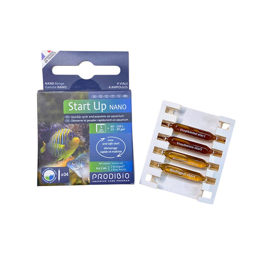 Prodibio Start Up Nano Freshwater and Saltwater,  4 Vials Part # 402