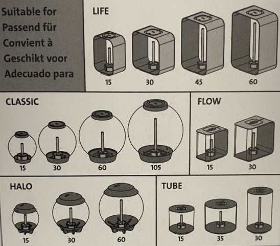 biOrb Aquatic Plastic Plant Black Sea Fan Small Part# 46093