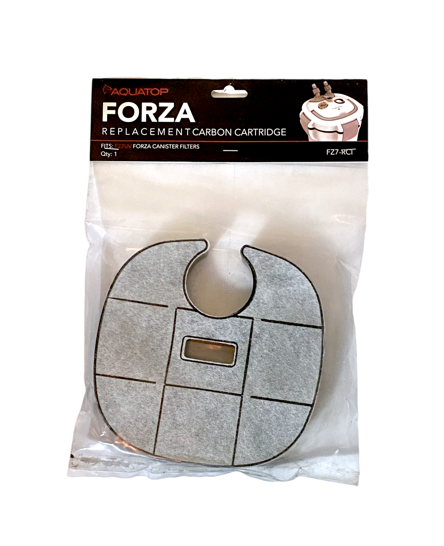 AquaTop Forza FZ4 & FZ7uv Carbon Filter 1 pack Part#FZ7-RCI