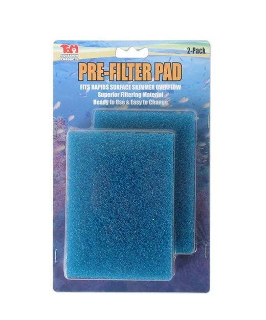 Tom Rapids Surface Skimmer Pre-Filter Pad, 2-Pack Part # 1339