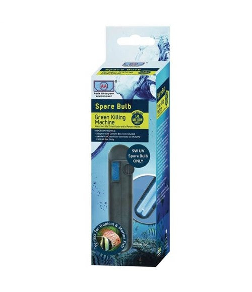 Green Killing Machine 9watt UV Spare Bulb Part# AA09W-UVC