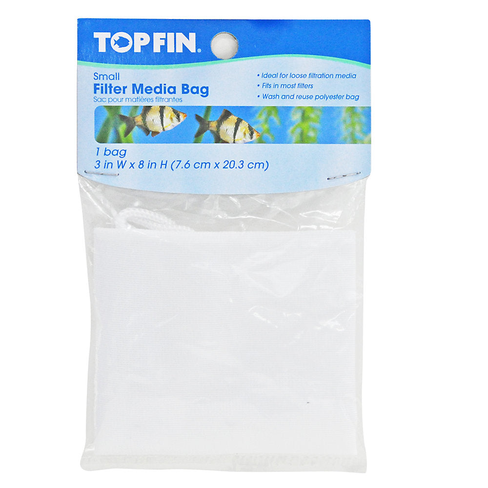 Top Fin Small Reusable Filter Media Bag 3" W x 8 "H
