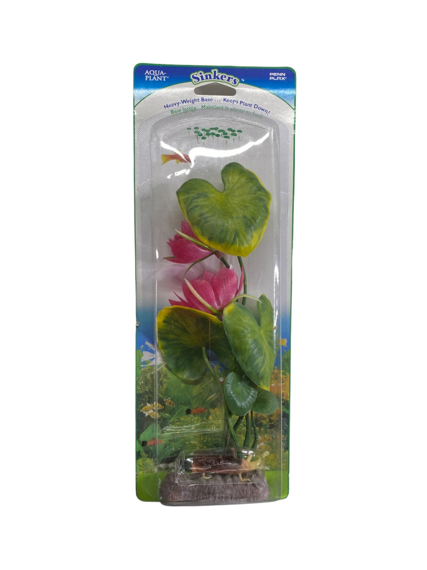 Penn Plax  10" Red Water Lily Plant Part # P3LH