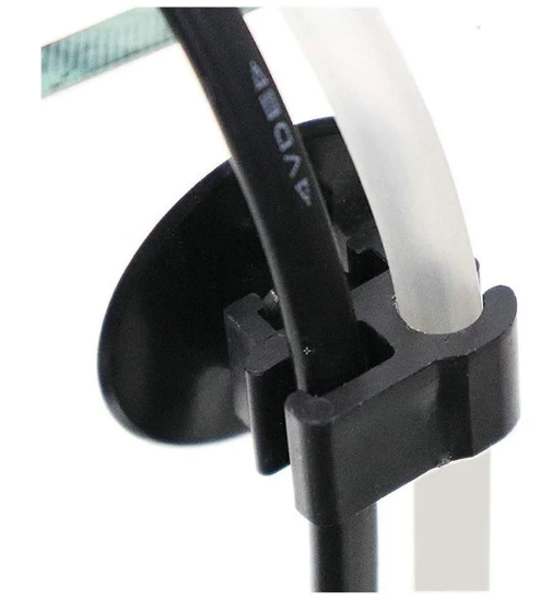 Aquarium (5 piece) Suction Cup Holder Clips Kit for Airline & Wire Cord