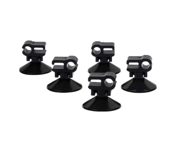 Aquarium (5 piece) Suction Cup Holder Clips Kit for Airline & Wire Cord