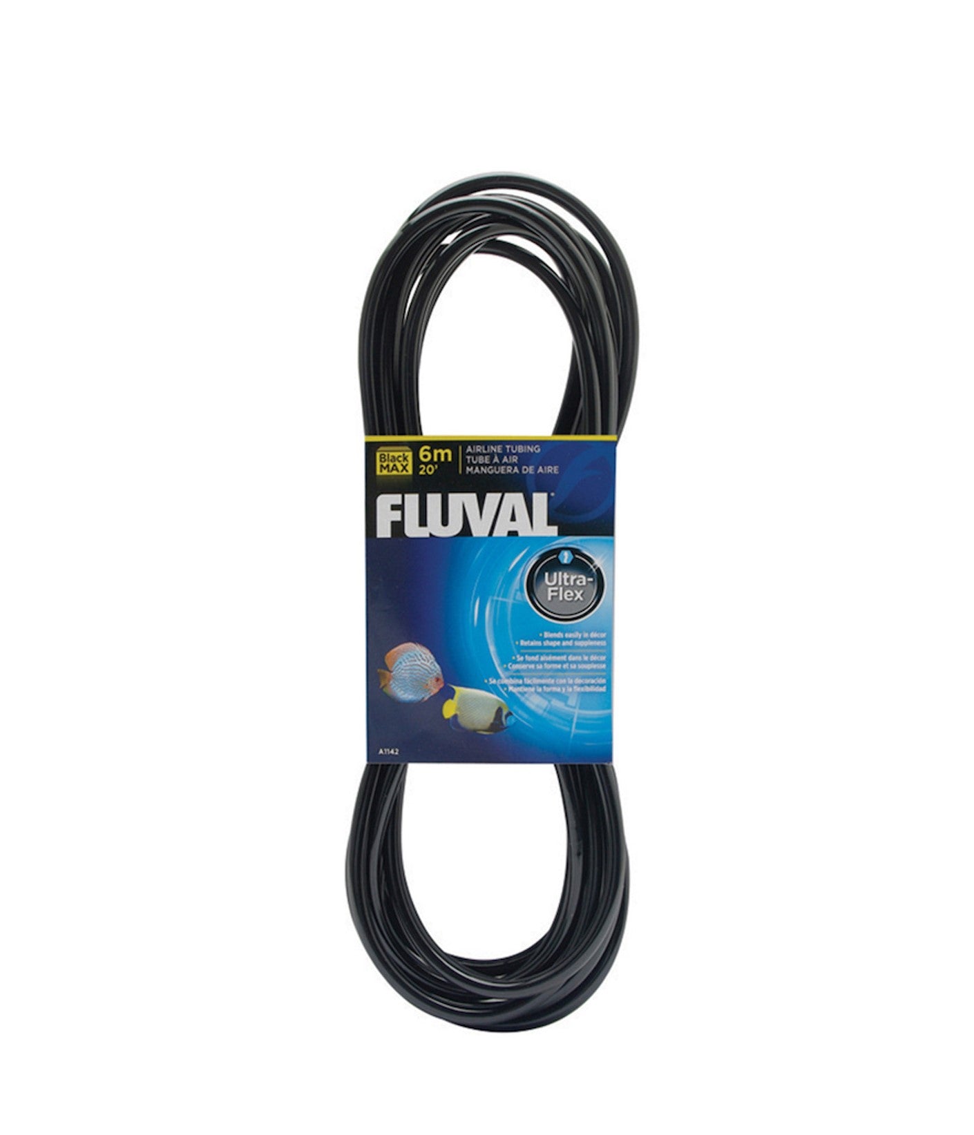 Fluval 20ft Black Ultra Flex Airline Tubing Part# A1142