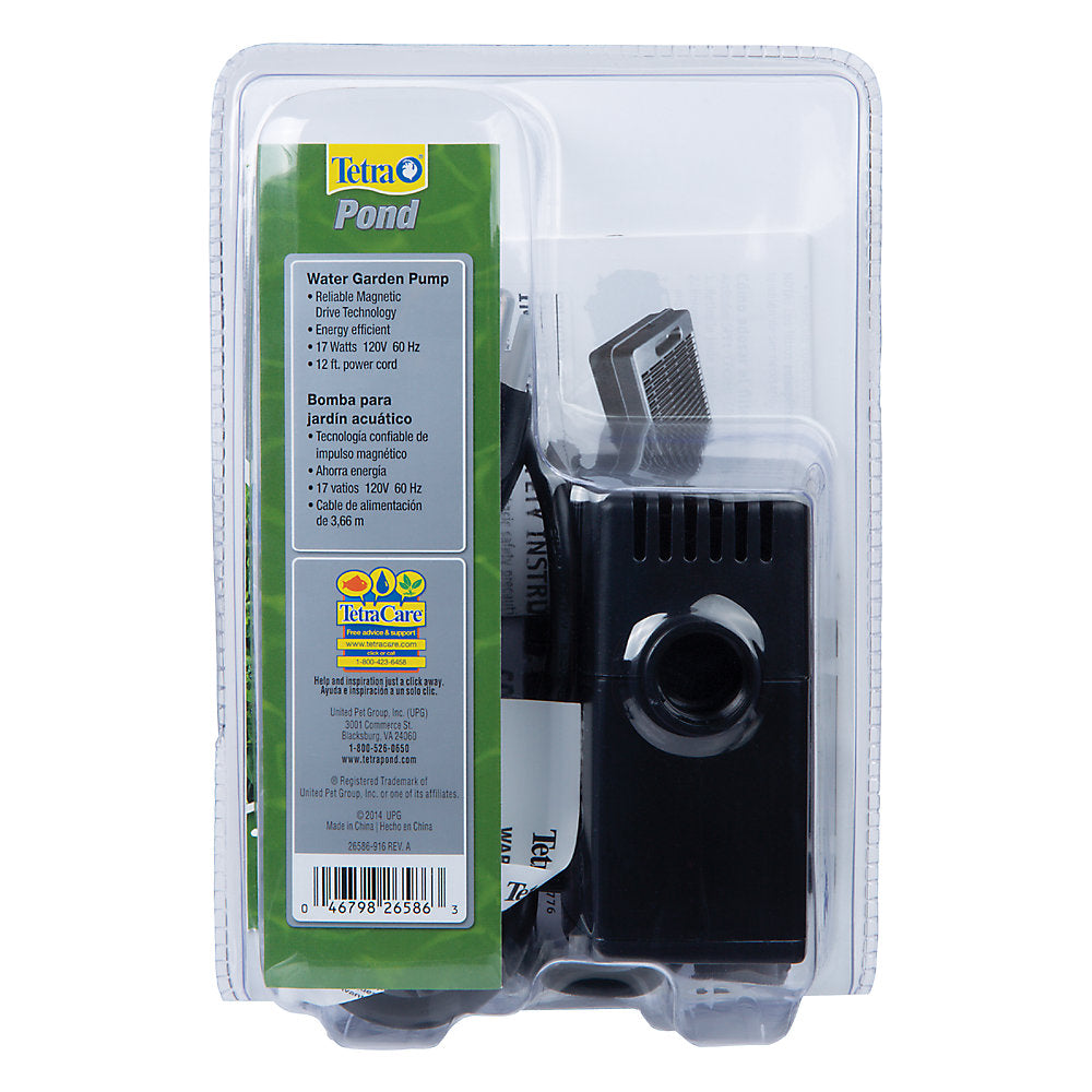 Tetra Pond 325gph Pond Pump Model - WGP325 Part# AQ-26586