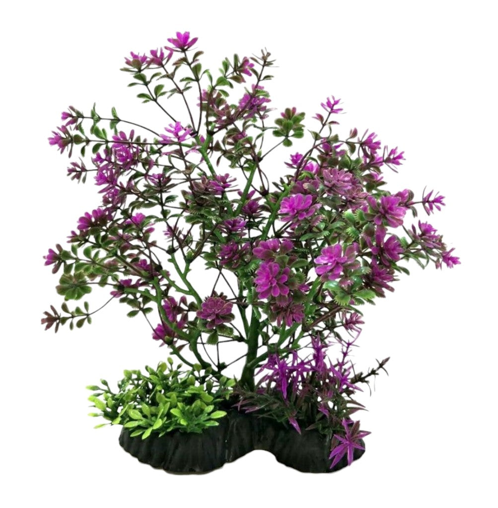 Penn Plax Freshwater Aquarium Plant Bonsai Plant Purple 7-8 in Part# BST11