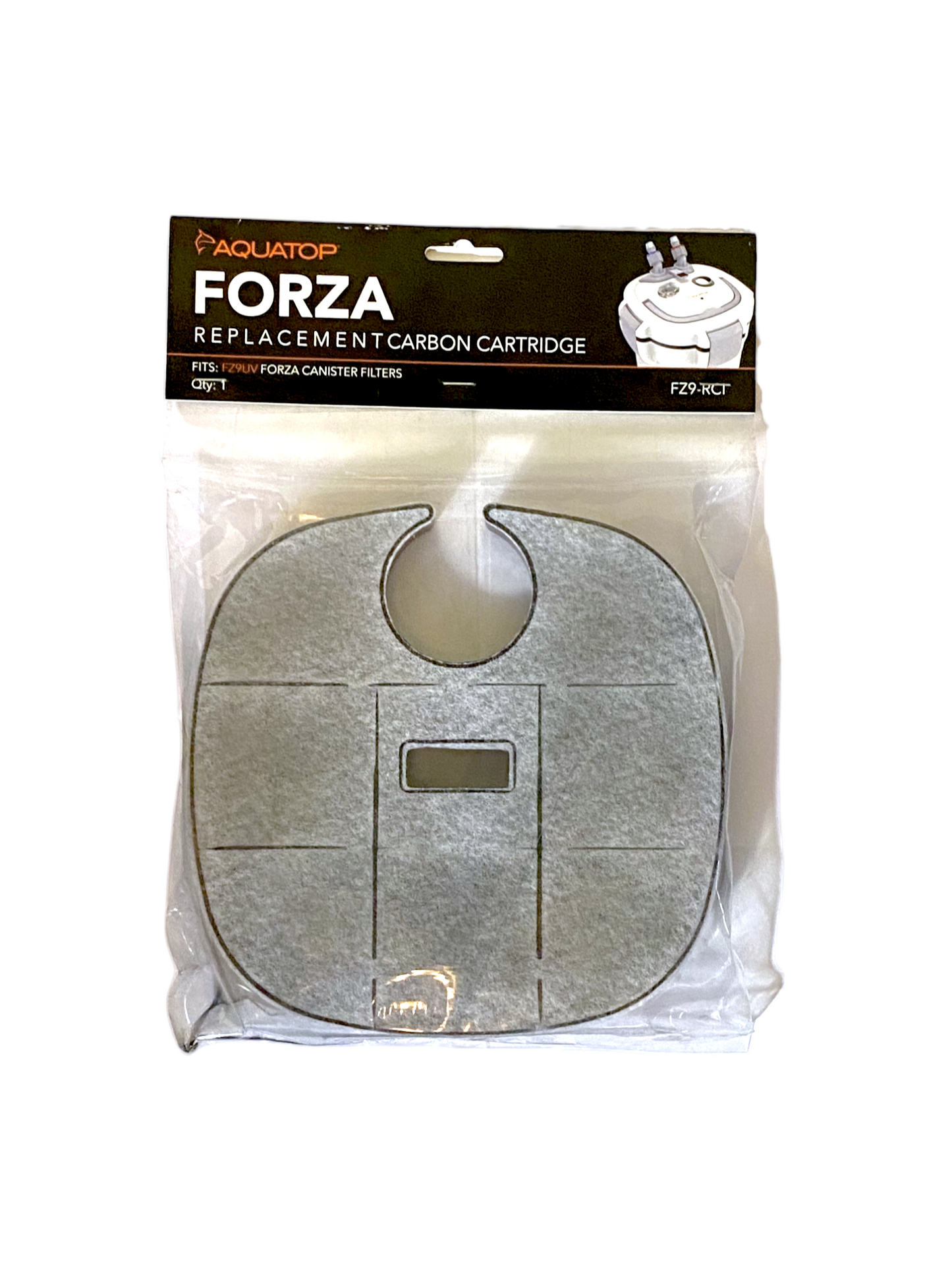 AquaTop Forza FZ5 & FZ9uv Carbon Filter Pad 1 pack Part#FZ9-RCI