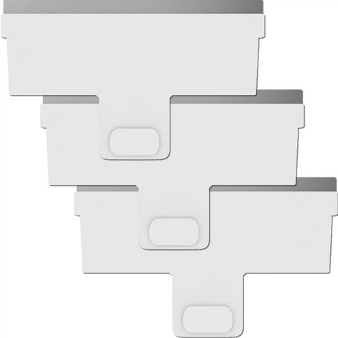 Continuum Aqua blade-M 3 Pack Stainless Steel Scrapper blades Part# QABM-BL3