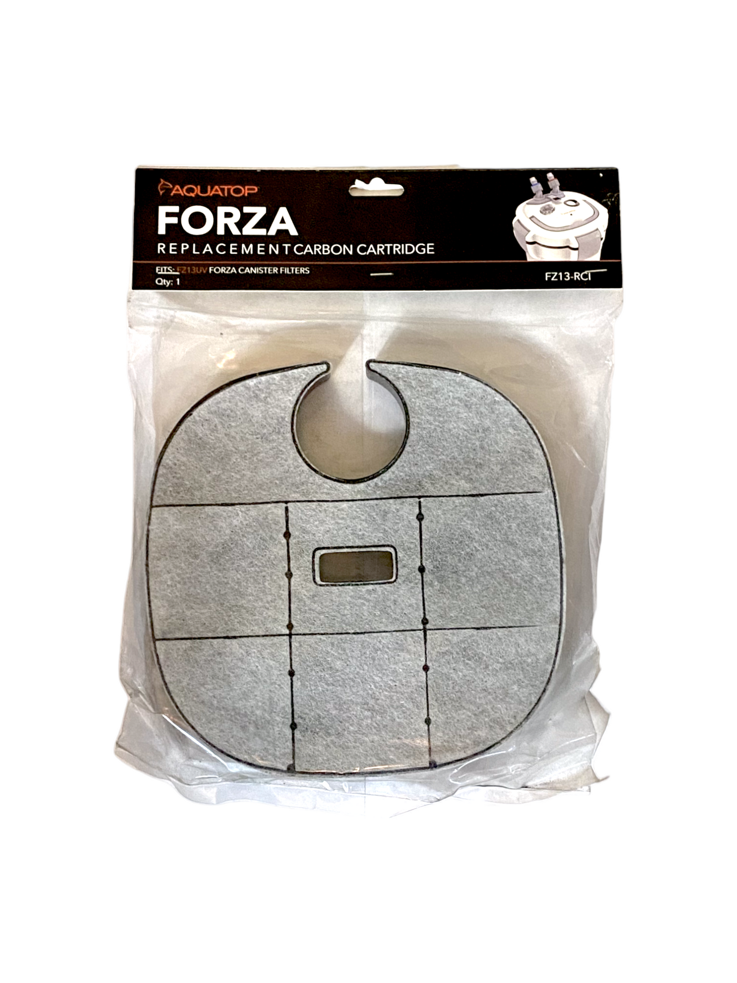 AquaTop Forza FZ6 & FZ13uv Carbon Filter Pad 1 pack Part#FZ13-RCI