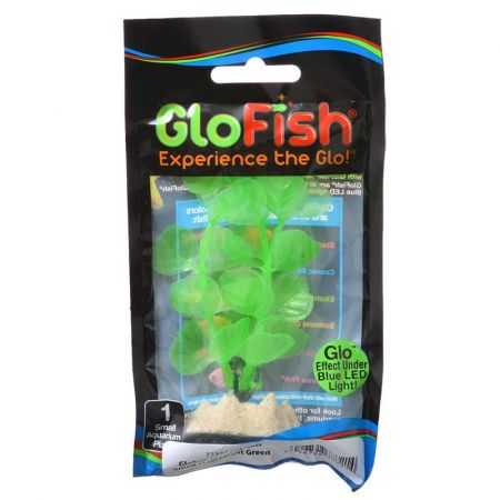 GloFish Fluorescent Small Green Aquarium Plant 4" Part # 77321
