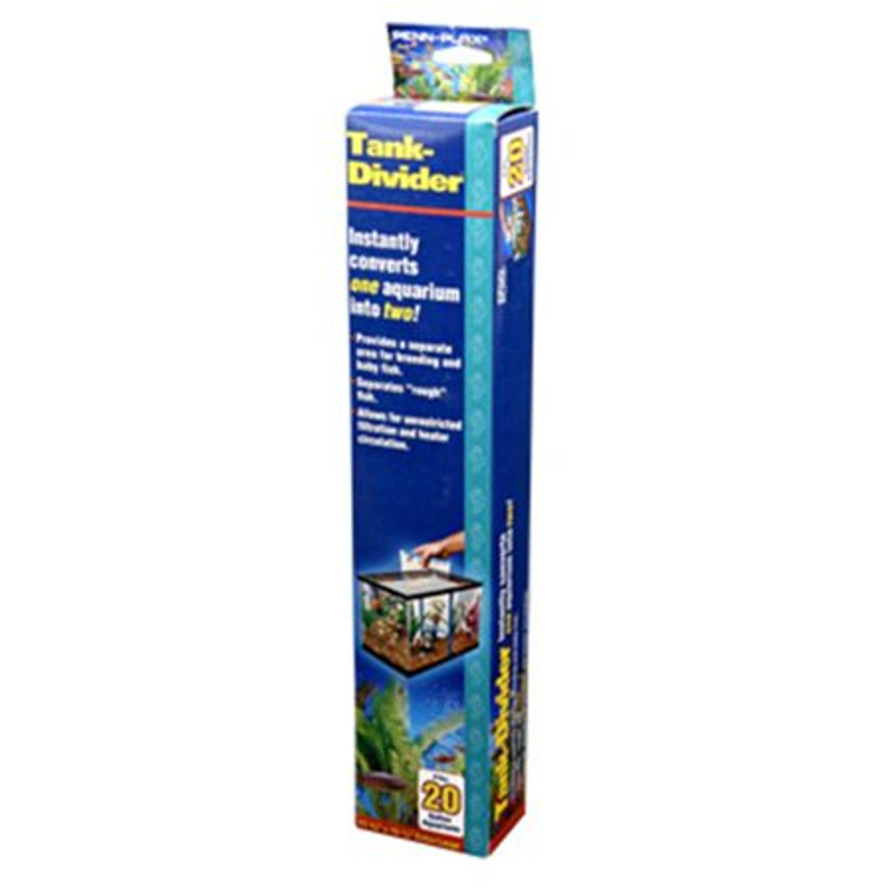 Penn Plax 29-55 Gallon Aquarium Tank Divider 17 1/2" High x 11 3/8" Wide Part# T