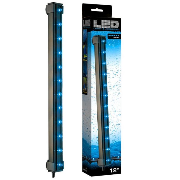 ViaAqua 12" LED Light & Air Stone Part #LED-AS-12b