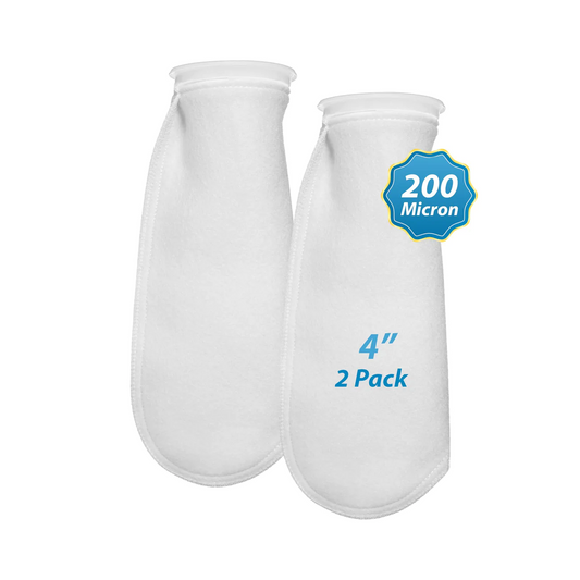Aquatic Experts 200 Micron Filter Sock  4"(ring)x14"Long (2 Pac)Part # AFB724C9P