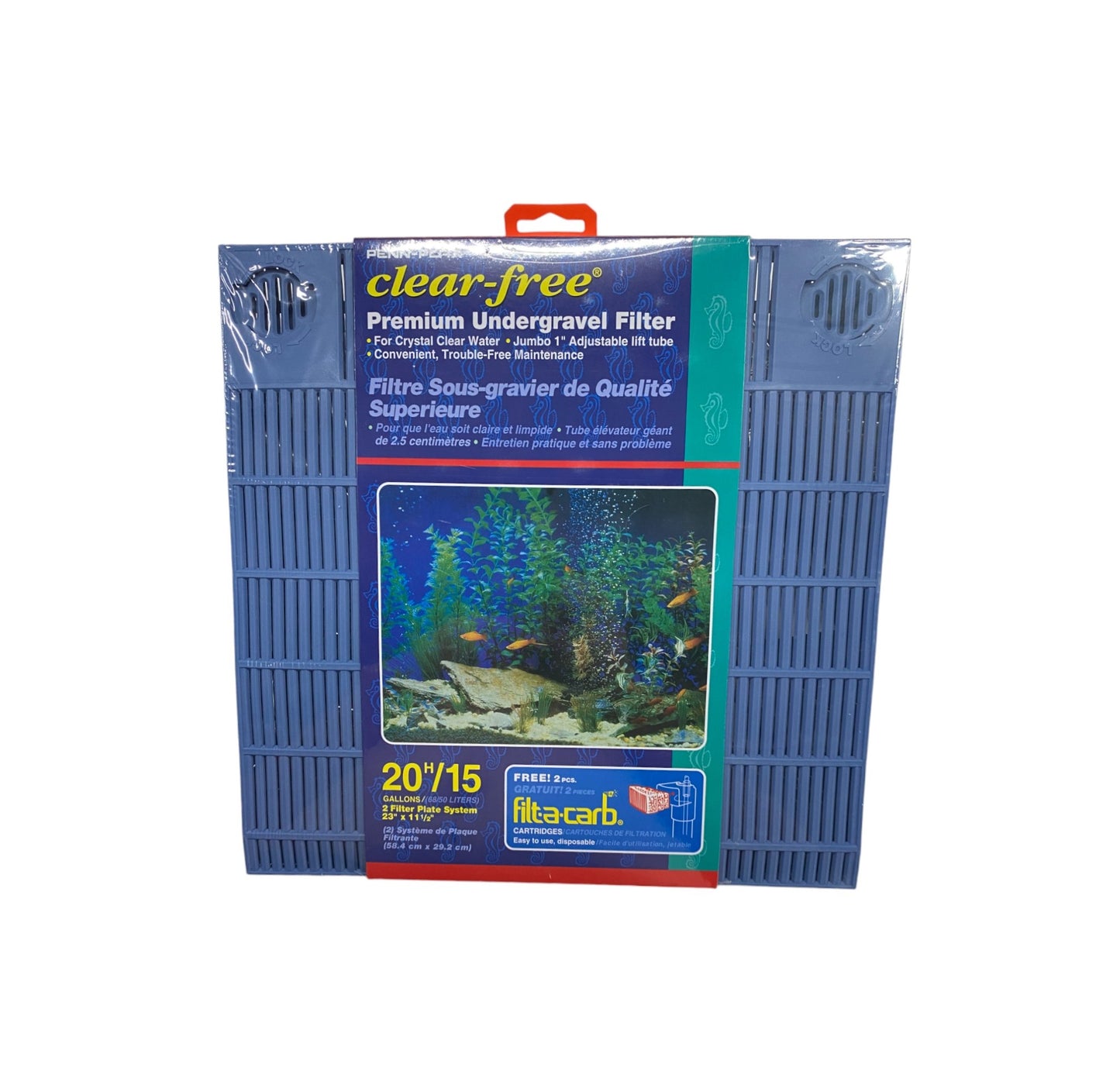 Penn Plax Undergravel Filter 20H/15 Gallon Part # CPU-20