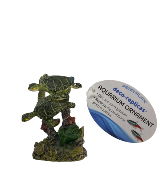 Penn Plax Two Swimming Sea Turtle Small Part # RR1109
