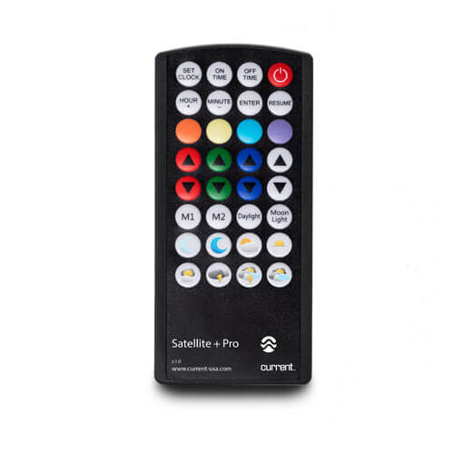 Replacement remote for Satellite Plus Pro LED v1.0 Remote Part # 3077