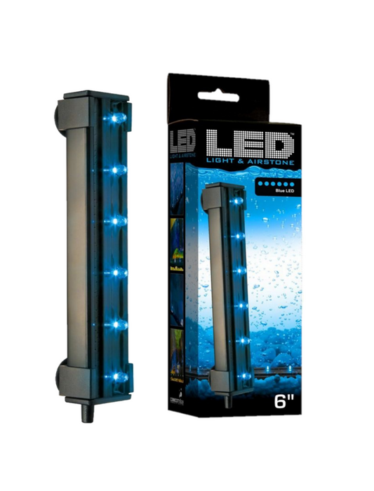 ViaAqua 6" LED Light Air Stone Part #LED-AS-6B