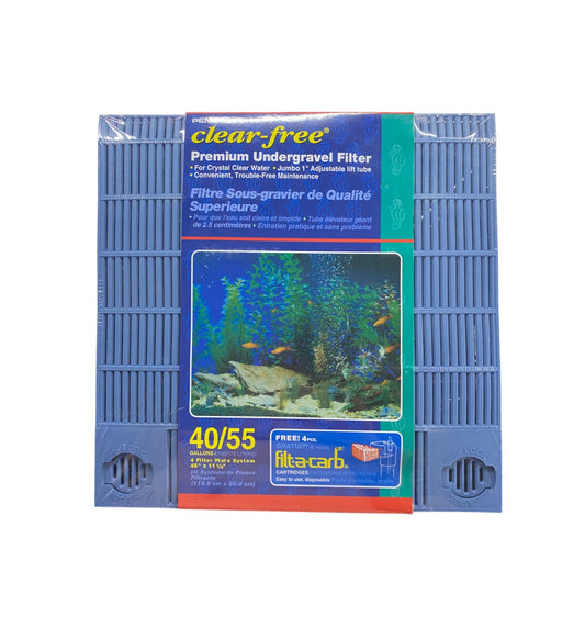 Penn Plax Undergravel Filter 40/55 Gallon Part # CPU-55