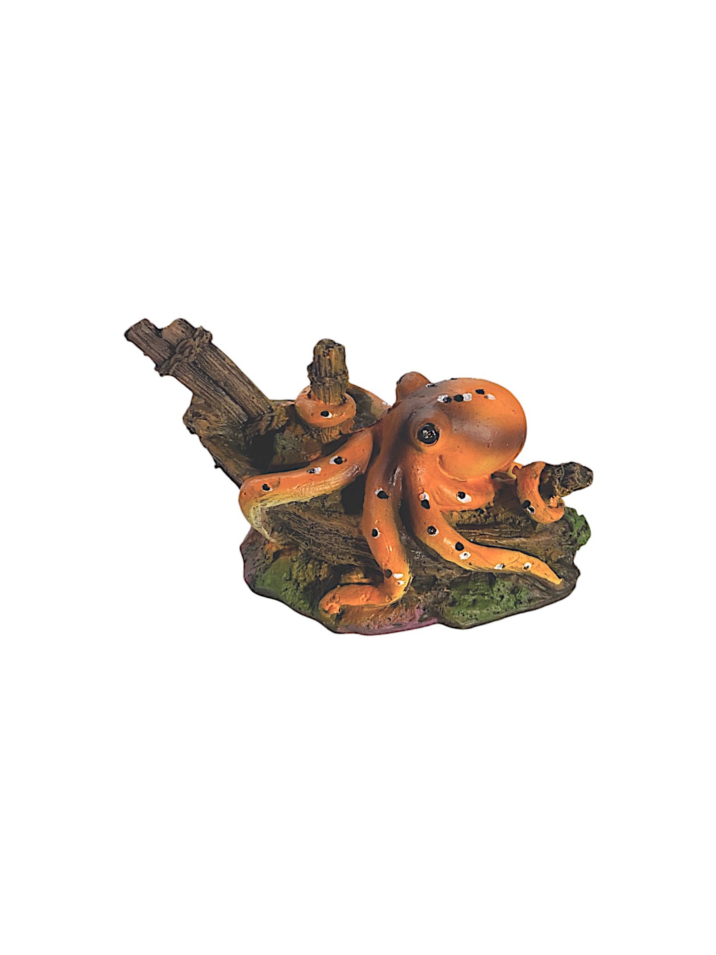 Octopus Aquarium Decoration Resin Submarine Ornament Part #AQ-OCTO-SMSUNSHP
