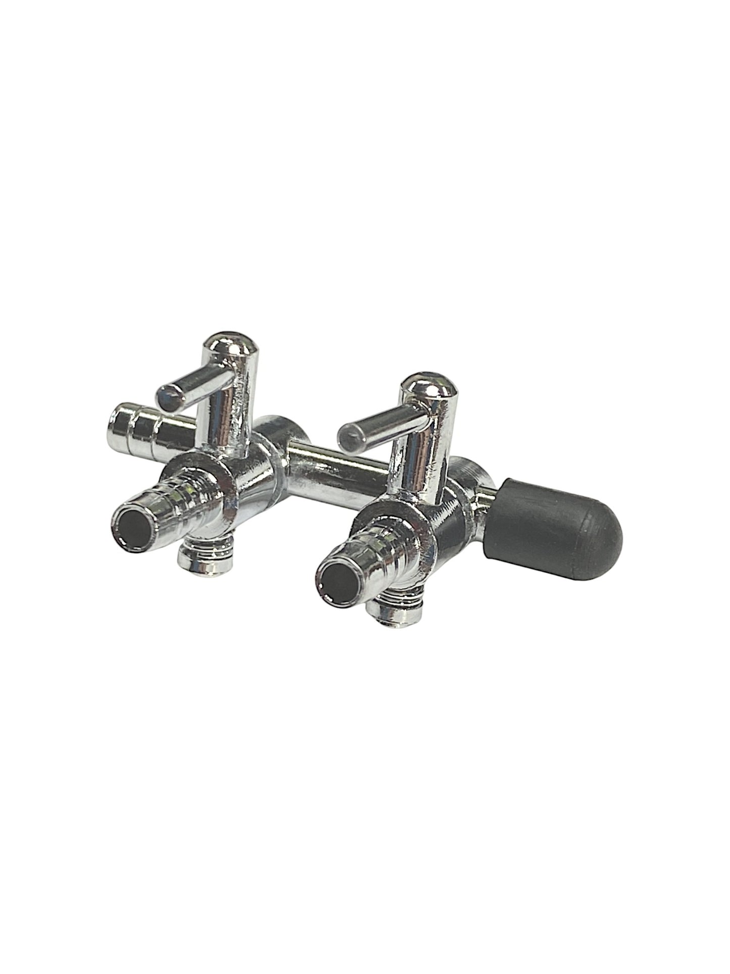 Aquarium Stainless Steel 2-way 4mm Air Control Valve Part # SS-AV02-01