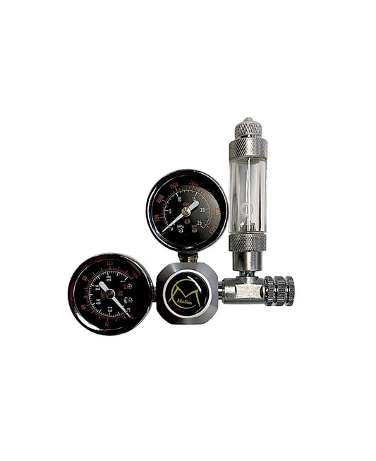 Mufan CO2 Regulator Dual Gauge w/ Bubble Counter (W21.8)  Part # 0532-84814476