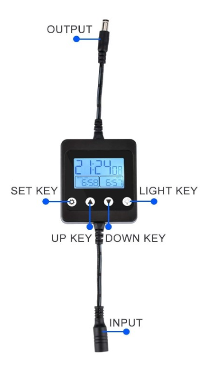 Aquarium LED Dimmer Controller Full Spectrum Light Timer