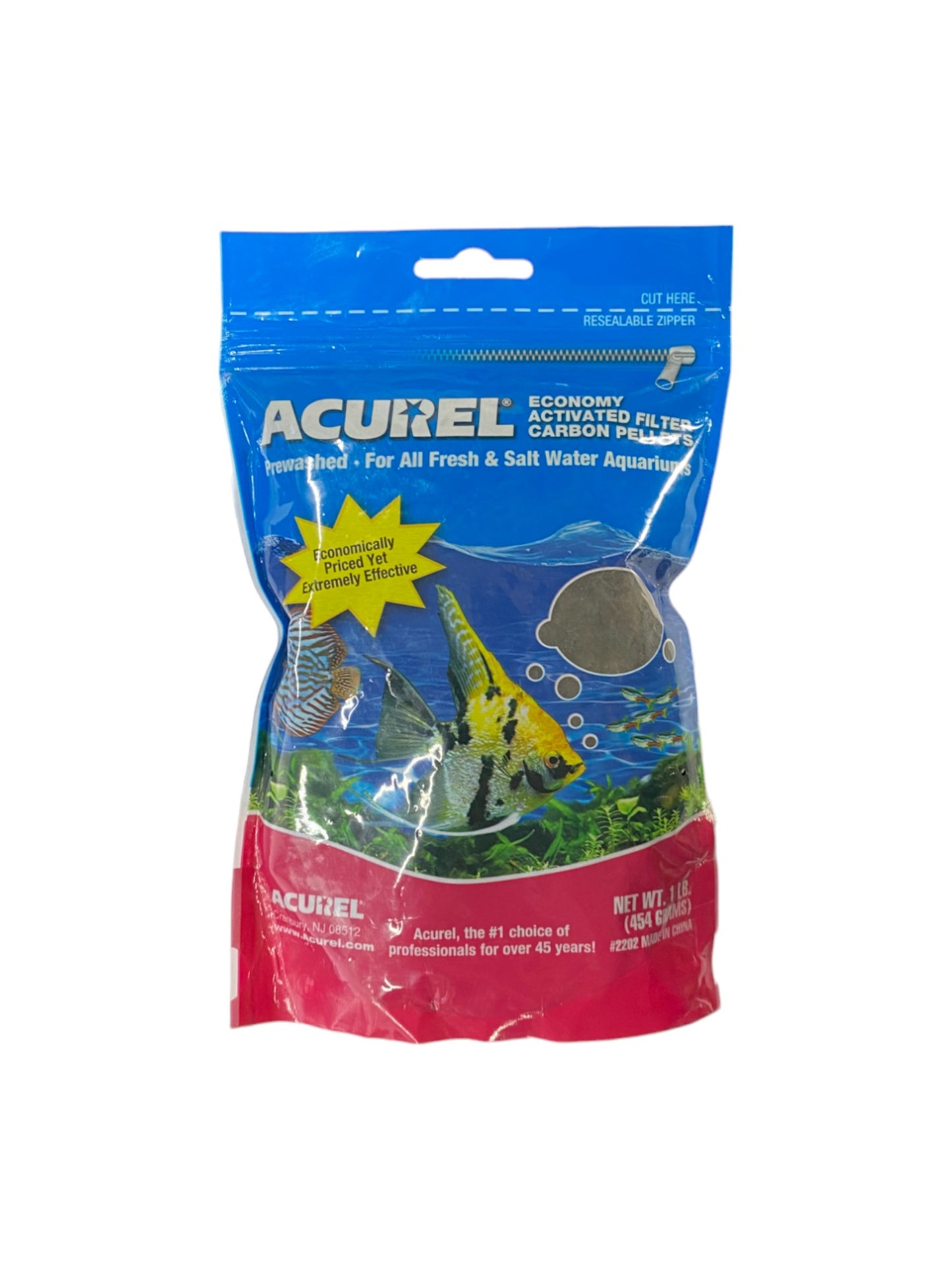 Acurel Economy Activated Filter Carbon Pellets 1 Lb Resealable Bag  Part #2202