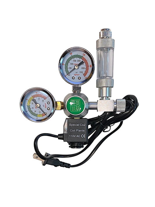 ZRDR Aquarium CO2 Regulator Solenoid, Bubble Counter (CGA320) Part # ZR01-14