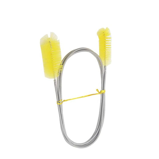 Stainless Steel Cleaning Tube & Pipe Brush 90cm / 35" Part # AQ-PIPEBR-YLW90