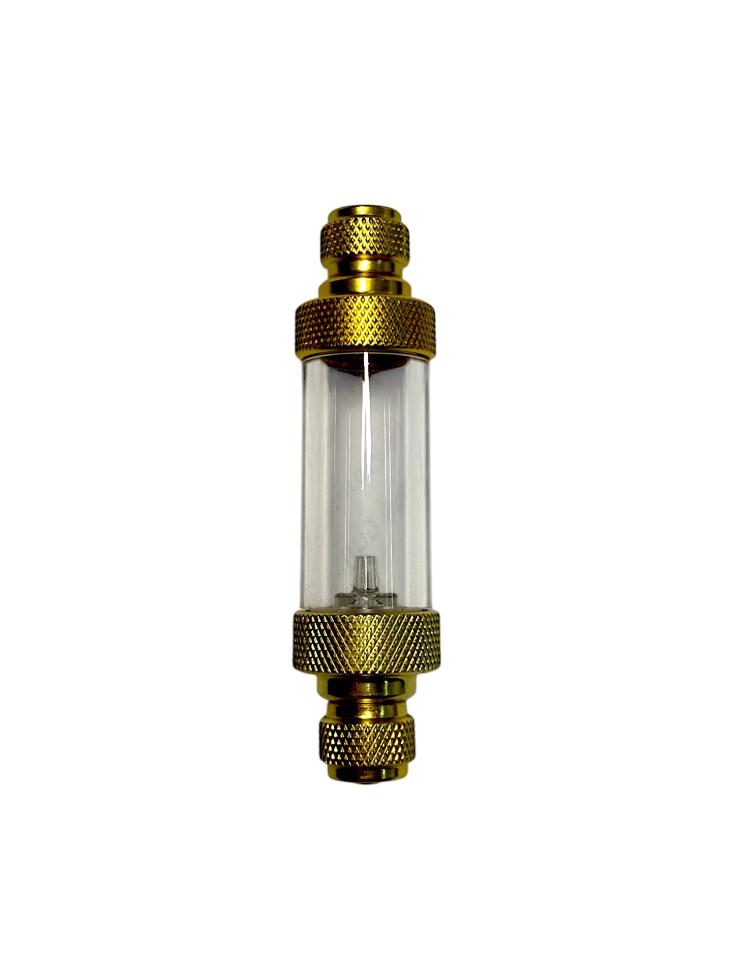 ZRDR (Gold) Aquarium Carbon Dioxide CO2 Bubble Counter Double Head Part#W00-02BG