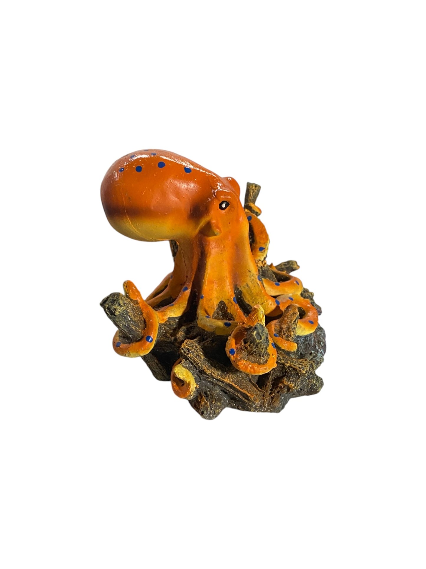 Octopus Aquarium Decoration Resin Submarine Ornament Part #AQ-OCTO-LGSUNSHP