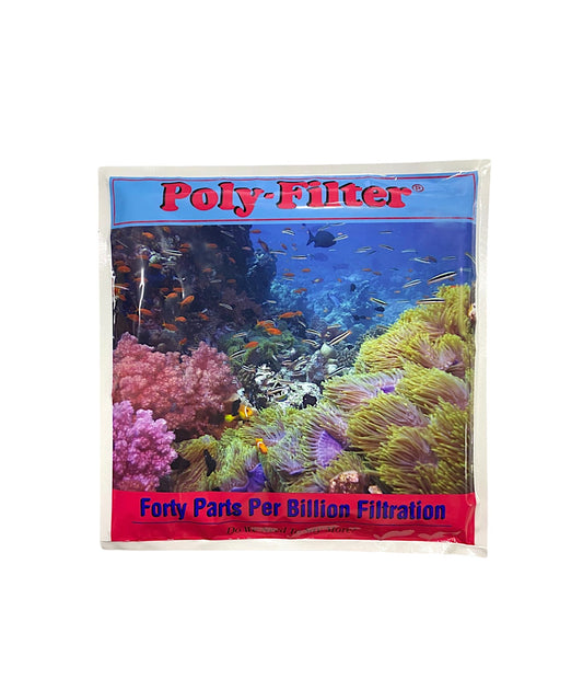 Poly-Bio Marine Poly Filter Bio Media Aquarium Filter Media Pad  12"x 12"