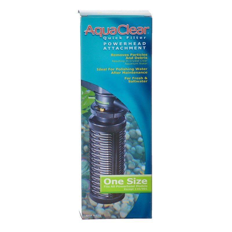 AquaClear Quick Filter Power head  Strainer Cartridge Attachment  Part# A-575