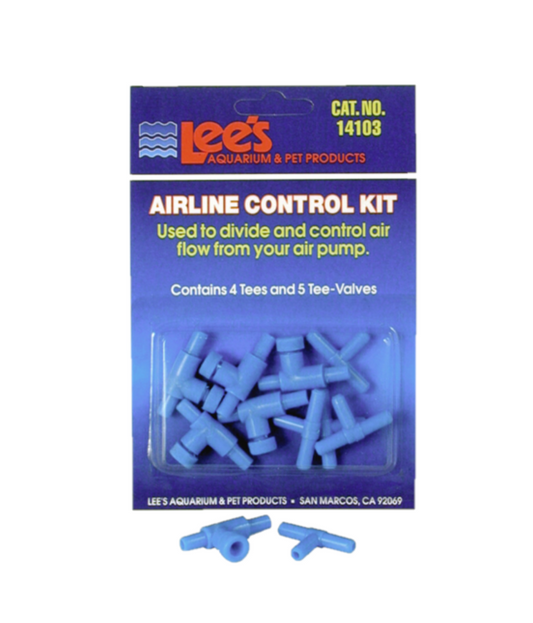 Lee's Airline Control Kit Contains 4 Tees & 5 Tee Valves Part #14103