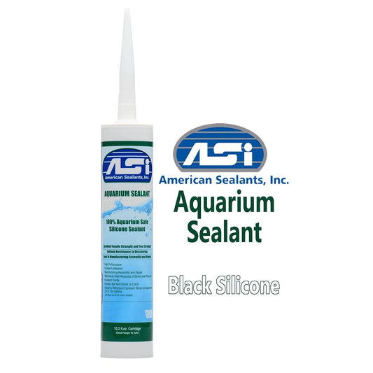 ASI Aquarium Sealant Black Silicone  10.2 oz  ASIN#B00EZB2MDI