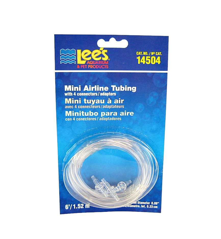 Lees 1.52M Mini Airline Tubing with 4 Connectors 6FT Part # 14504