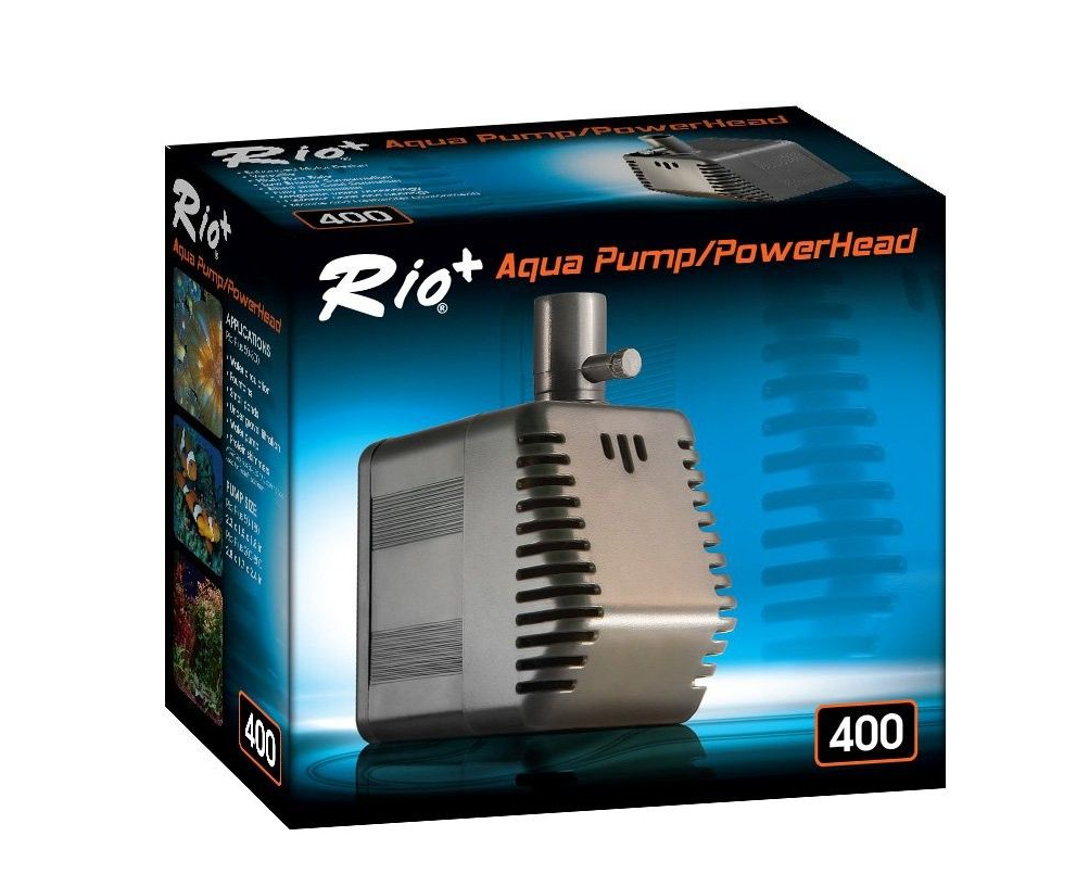 Rio Plus Aqua 400-UL  400 GPH - 3.5' Max Head Pump and Powerhead Part# 8171