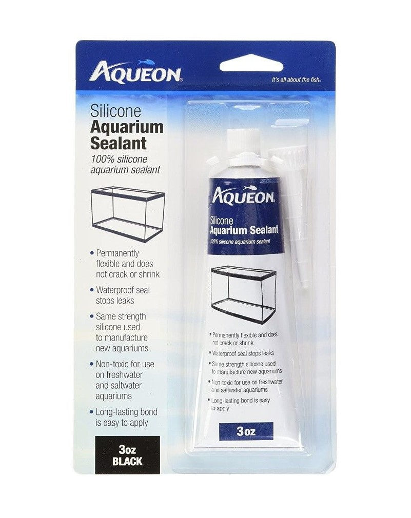 Aqueon Aquarium Silicone Sealant – 3oz Clear – Fish Tank Safe – NEW