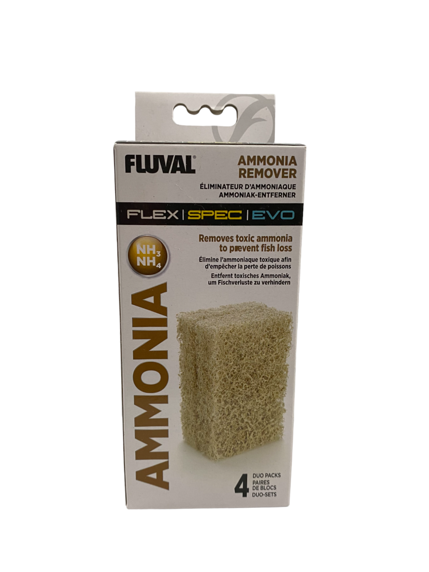 Fluval Evo, Spec & Flex Ammonia Remover 4-Pack Part # A1333