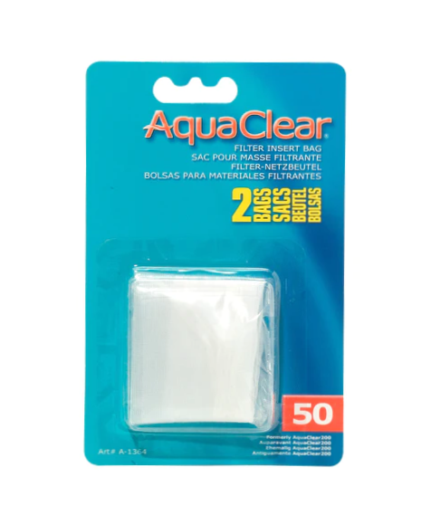 AquaClear 50 / 200 Filter Insert Media Bags (2 Pac) Part # A1364