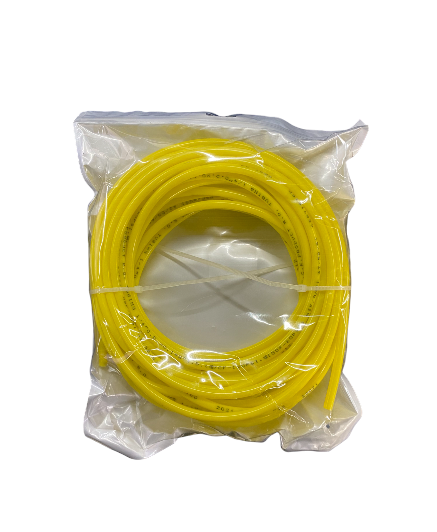 AquaticLife Yellow Polyethylene RO Tubing, 50 feet Part # 500299